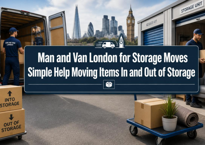 Man and Van London for Storage Moves