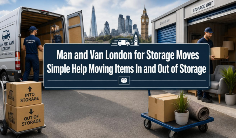 Man and Van London for Storage Moves