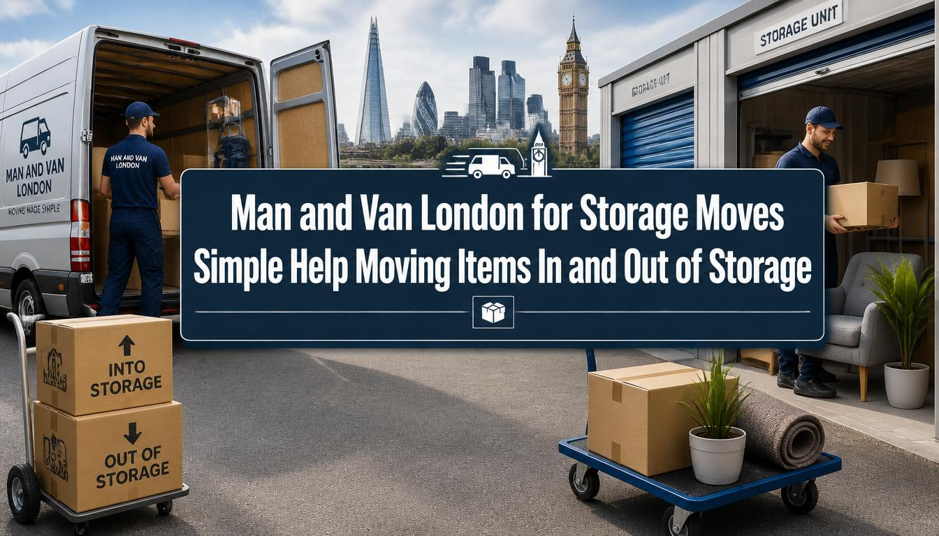 Man and Van London for Storage Moves