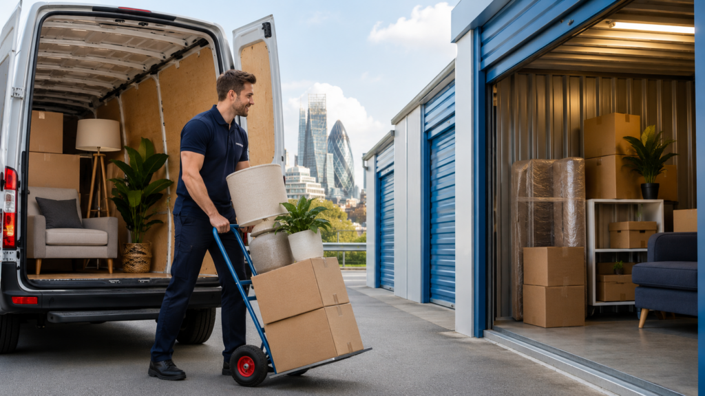 Man and Van London for Storage Moves